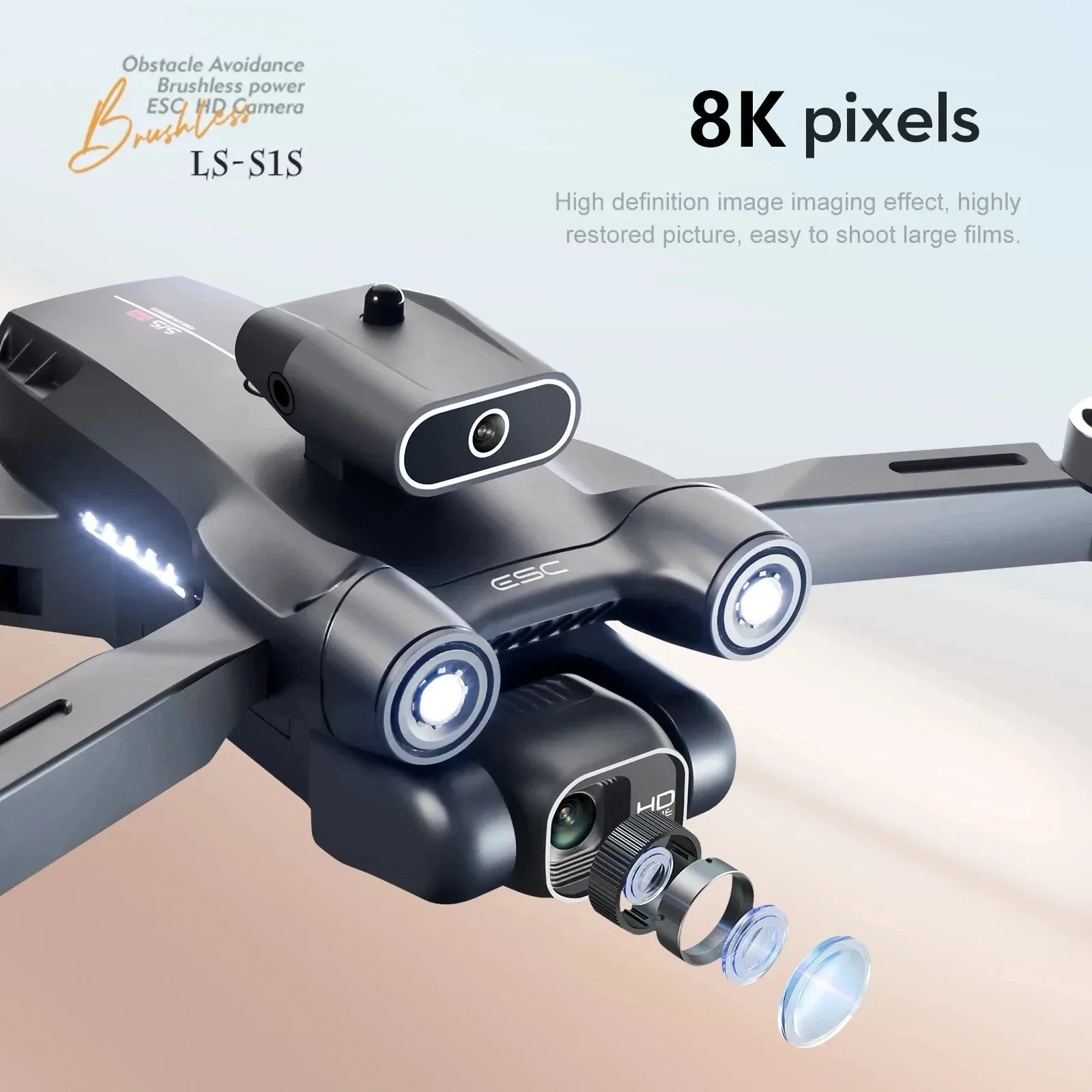 New S1S 5G GPS Drone Camera 8K – Drone Gimbal Brushless recenzja i cena