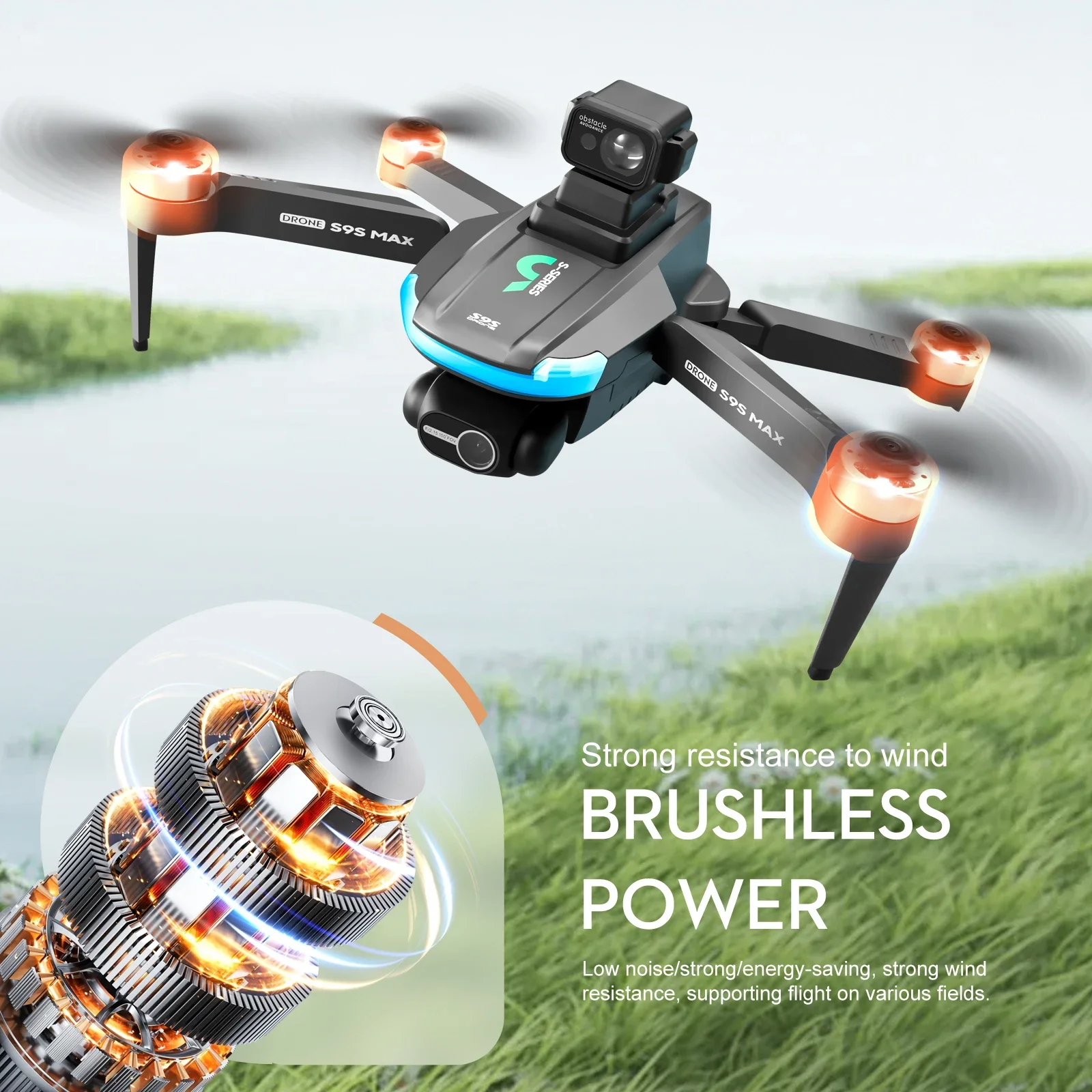 NEW S9S MAX MINI Drone 4K 2-Ax – Drone Gimbal 2 Axis recenzja i cena