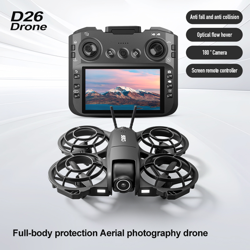 D26 Drone 4K Aerial HD 180° Ca – Drone Gimbal Case recenzja i cena