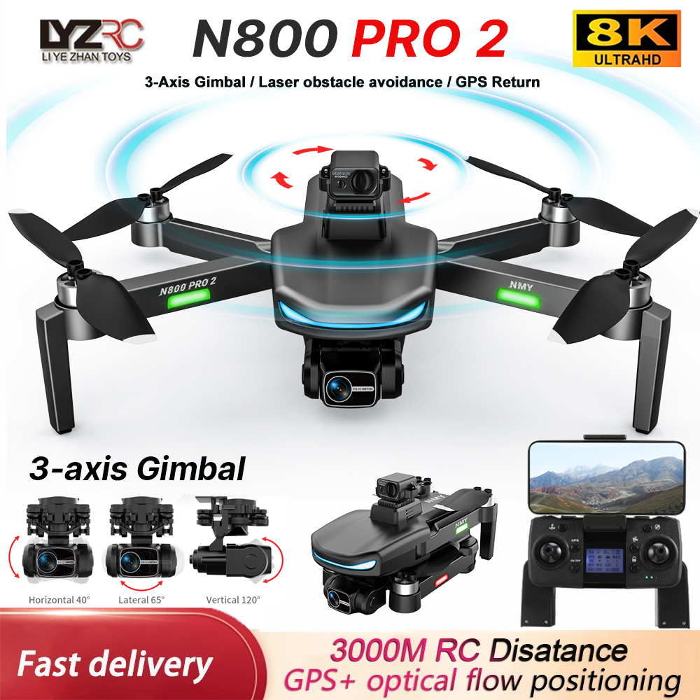 N800 PRO 2 GPS Drone Professio – Drone Gimbal 2 Axis recenzja i cena