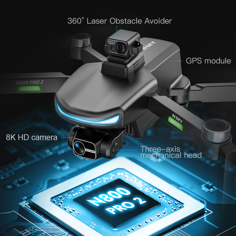 N800 PRO 2 GPS Drone Professio – Drone Gimbal 2 Axis recenzja i cena
