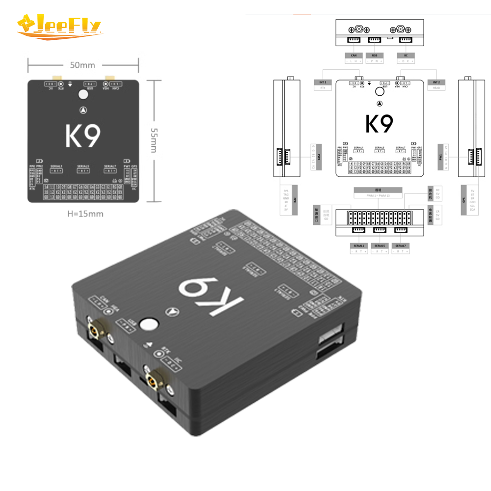 1PCS ACFLY K9 Flight Controlle – Drone Gimbal 3 Axis recenzja i cena