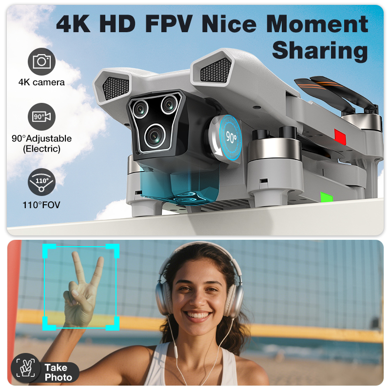 NEW Hot L017 Pro Drone Brushle – Drone Gimbal Brushless recenzja i cena